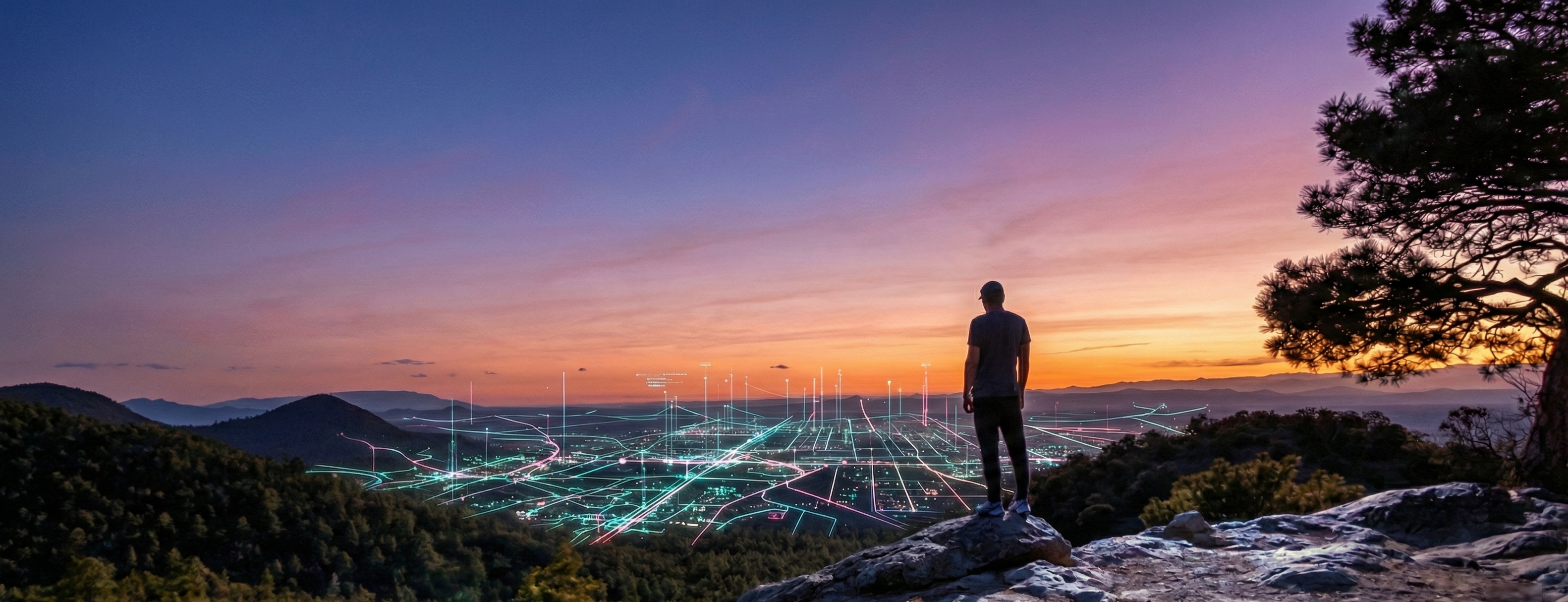 AI Horizon Cityscape